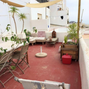 2 bedrooms appartement with sea view enclosed garden and wifi at Mojacar 1 km away from the beach Mojacar